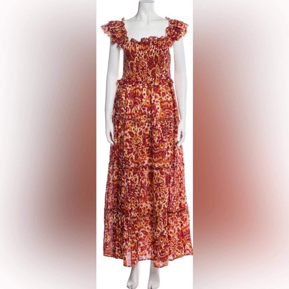House of Harlow Zoey Smocked Ruffle Dress - NWT - L